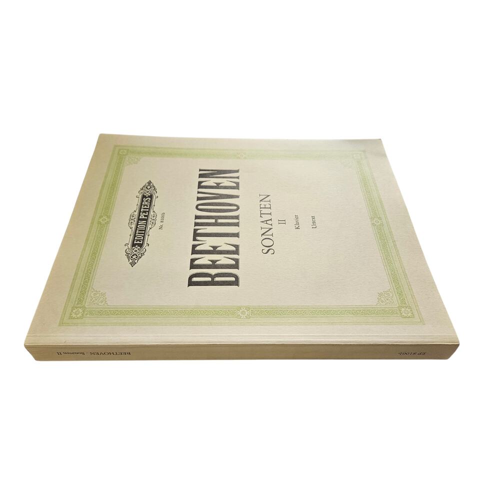Beethoven Sonaten II Piano Urtext Edition Peters Nr 8100b Sheet Music